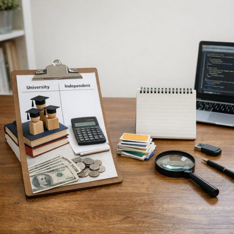 Cost-Benefit Analysis of University Bootcamps vs. Independent Certifications